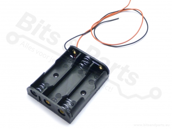 Batterijhouder AA Penlite x 3  (4,5V)